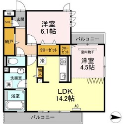 ブランノワール　ドゥの物件間取画像